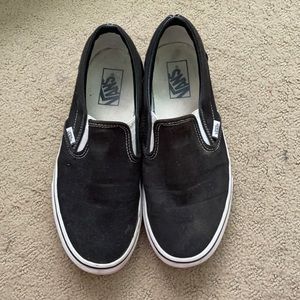 Black slip on vans
